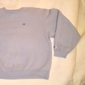 Vintage Champion Blue Pullover Crewneck Sweater